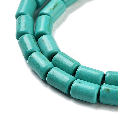 Synthetic Turquoise Beads Strands TURQ-G120-4x6mm-13-1
