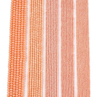 Opaque Solid Color Imitation Jade Glass Beads Strands EGLA-A044-P3mm-D33-1