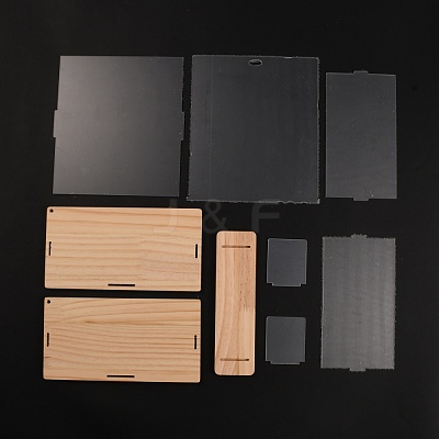 Assemble Acrylic Toy Display Boxes ODIS-WH0027-020-1