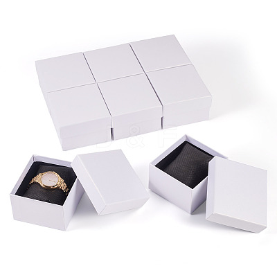 Rectangle Paper Jewelry Gift Boxes CON-TAC0010-91B-1