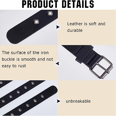 PU Imitation Leather Cord Bracelets BJEW-WH0020-68C-1