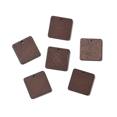 Spray Painted Wood Pendants WOOD-H101-07-1