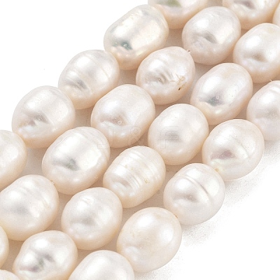 Natural Cultured Freshwater Pearl Beads Strands PEAR-P062-13C-1