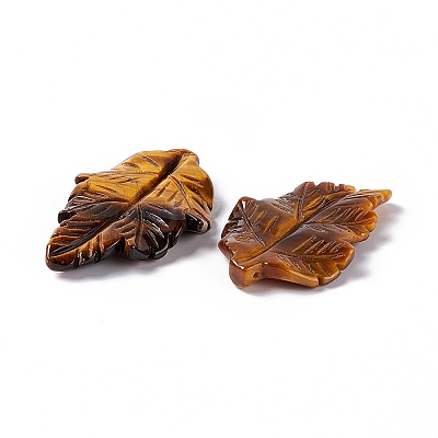 Natural Tiger Eye Pendants G-I336-01-18-1