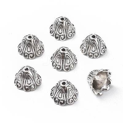 Tibetan Style Alloy Bead Caps LS-TIBEB-EA9700YKG-AS-LF-1