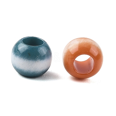 Opaque Acrylic European Beads OACR-Z036-05C-01-1