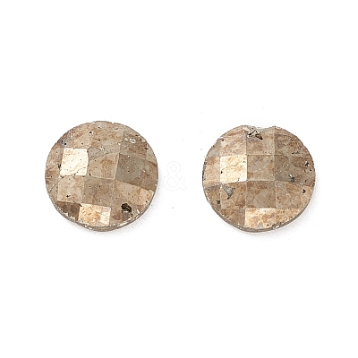 Natural Pyrite Cabochons G-A205-03B-1