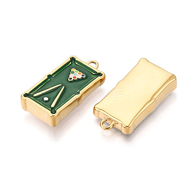 304 Stainless Steel Enamel Pendants X1-STAS-T068-01-1