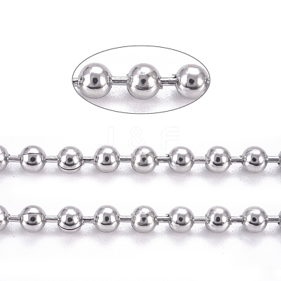 304 Stainless Steel Ball Chains CHS-F009-01D-P-1