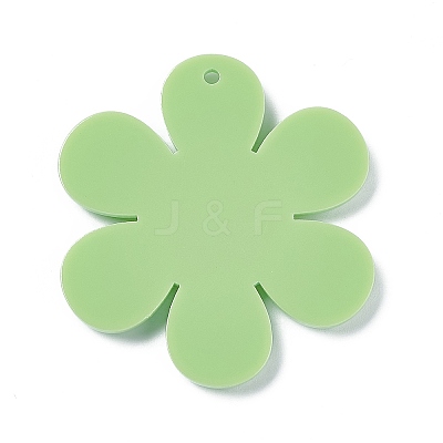 Opaque Acrylic Big Pendants OACR-P012-B07-1