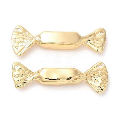 Brass Connector Charms KK-K333-61G-1