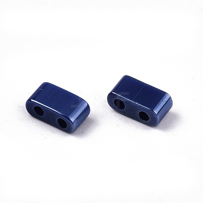 FGB 2-Hole Glass Seed Beads SEED-S031-M-SH128-1