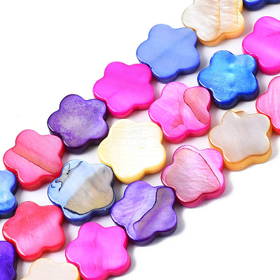 Natural Freshwater Shell Beads Strands SHEL-S278-021-1
