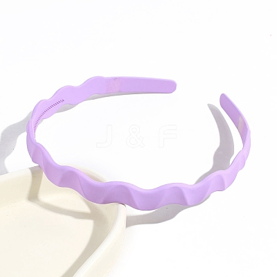 Plastic Wavy Hair Bands for Girls Women PW-WG53FC4-18-1