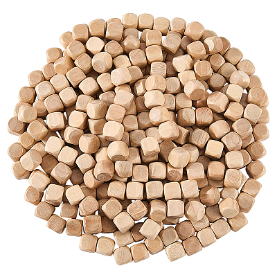 300Pcs Unfinished Schima Woods Block DJEW-SP0001-52C-1