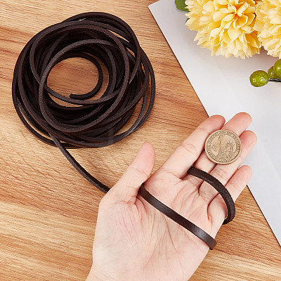 Flat Cowhide Leather Cord WL-GF0001-09D-02-1