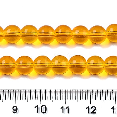 Transparent Glass Beads Strands X-GLAA-T032-T8mm-11-1