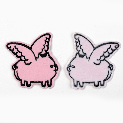 Computerized Embroidery Cloth Iron on/Sew on Patches X-DIY-S040-006-1