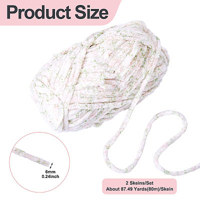 2 Skeins
Polyester Yarn for Knitting & Crochet OCOR-TA0003-10-1