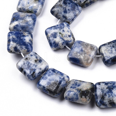 Natural Blue Spot Jasper Beads Strands G-N326-140G-1