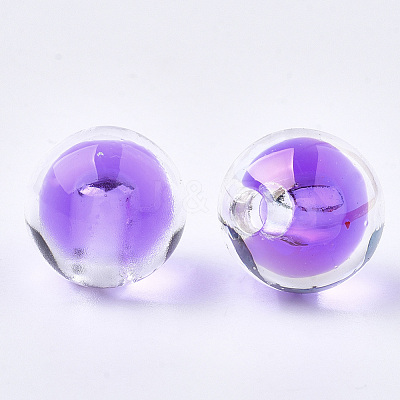 Transparent Acrylic Beads TACR-S148-11F-1