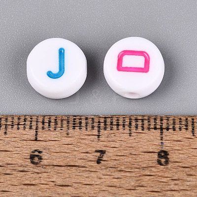 Opaque Acrylic Enamel Beads SACR-Q001-15B-1