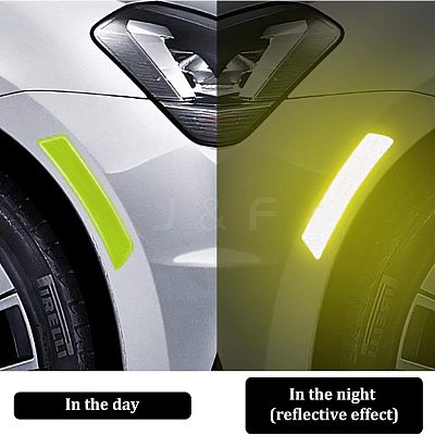 10 Sheets 6 Colors Waterproof Luminous Plastic Self-Adhesive Stickers DIY-CA0004-73-1