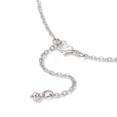 Star Alloy Rhinestone Earring & Necklaces Sets for Women SJEW-JS01359-1