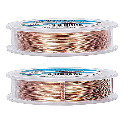Round Bare Copper Wire for Jewelry Making CWIR-BC0002-16B-1