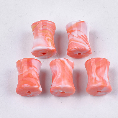 Acrylic Beads OACR-S031-08B-06-1