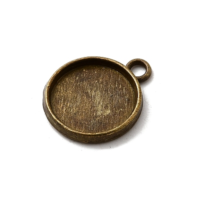 Tibetan Style Pendant Cabochon Settings LS-TIBE-A23176-AB-FF-1
