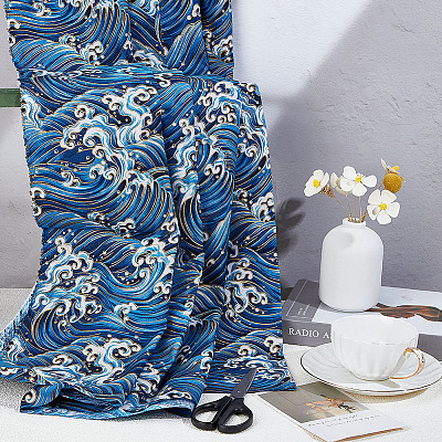Japanese Style Cotton Fabric DIY-WH0589-004B-03-1