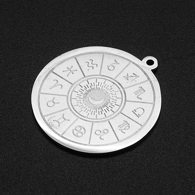 Non-Tarnish 201 Stainless Steel Pendants STAS-S105-LA125-1