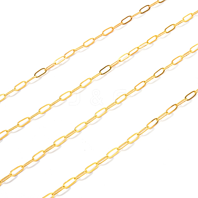 Brass Paperclip Chains CHC-R134-G-1