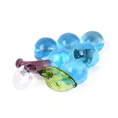 Handmade Lampwork Pendants LAMP-N034-16-1