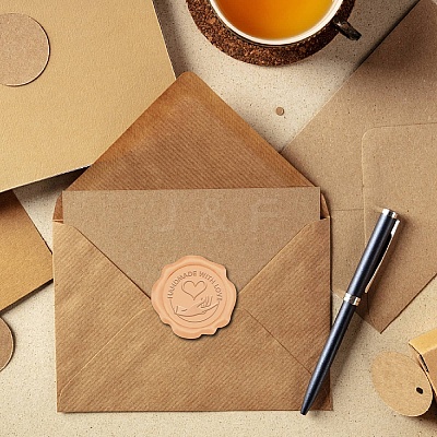100Pcs Adhesive Wax Seal Stickers DIY-CP0011-01D-1