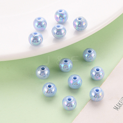 Opaque Acrylic Beads MACR-S370-D8mm-SS2113-1