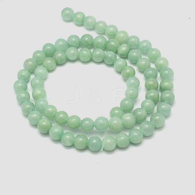 Natural Persian Jade Beads Strands G-D434-8mm-20-1