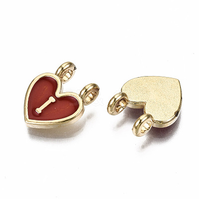 Alloy Enamel Charms ENAM-T012-02I-RS-1