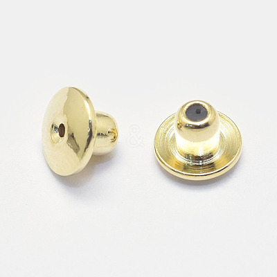 Long-Lasting Plated Brass Ear Nuts KK-K193-150G-NF-1