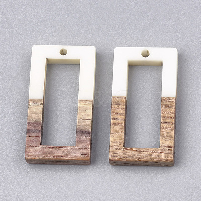 Resin & Wood Pendants X-RESI-S358-10A-1