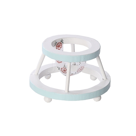 MDF Board Baby Walker  Miniature Ornaments PW-WG41F59-02-1