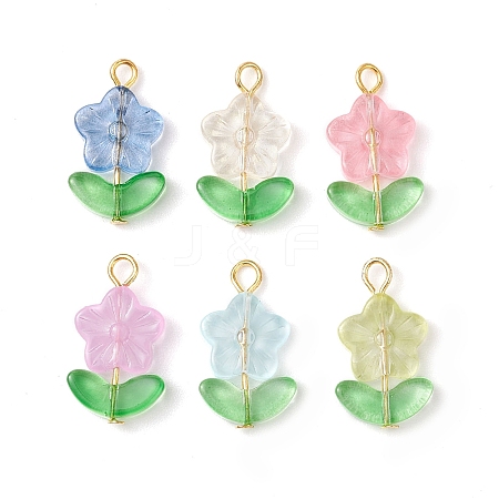 Glass Pendants PALLOY-JF03302-1