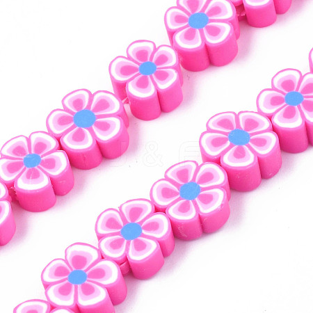 Handmade Polymer Clay Bead Strands CLAY-N011-48A-08-1