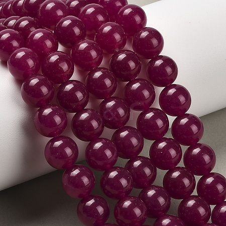 Natural & Dyed Malaysia Jade Bead Strands G-A146-10mm-A15-1