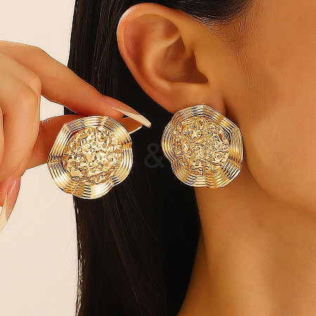 Alloy Stud Earrings WG24519-05-1