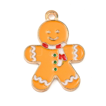Christmas Theme Alloy Enamel Pendants LS-ENAM-M221-01KCG-08-1