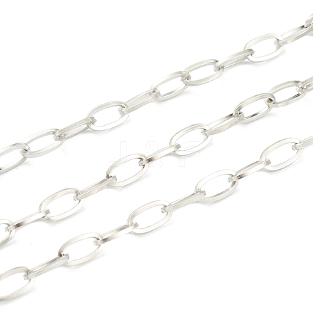 Tarnish Resistant 304 Stainless Steel Cable Chain STAS-B020-06P-1