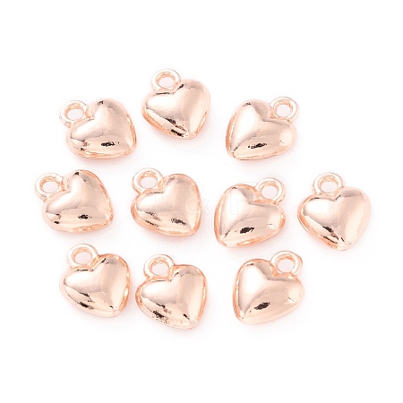 Alloy Heart Charms PALLOY-J689-25RG-AAA-1
