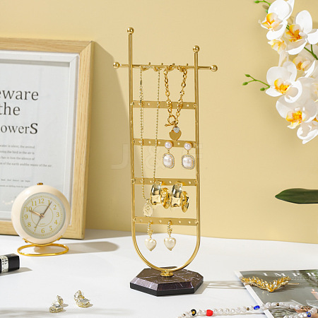 24-Hole Iron Jewelry Display Stands X1-ODIS-F001-06G-1